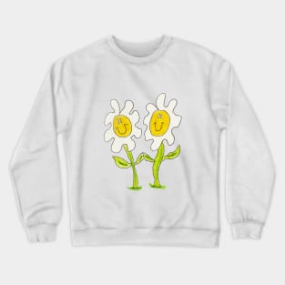 Happy Daisies Crewneck Sweatshirt